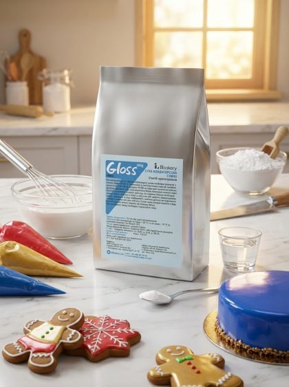 GLOSS - добавка до глазурі для блиску та роботи з об'ємними візерунками