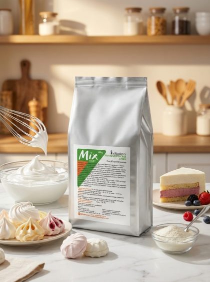 MIX LIGHT - суміш без цукру на основі альбуміну для зефіру, безе, макарон